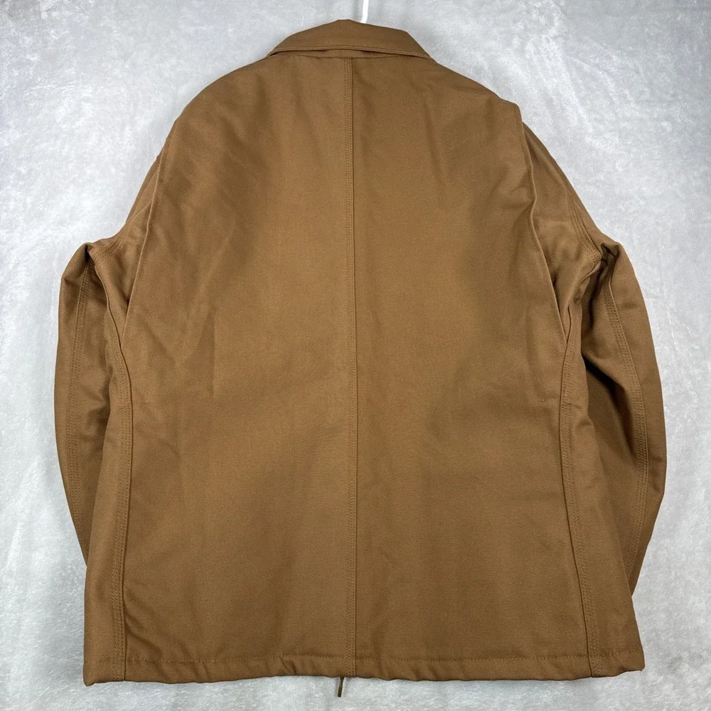 Carhartt Men Loose fit Duck Insulated Traditional FR Quick Coat Brown Med $269